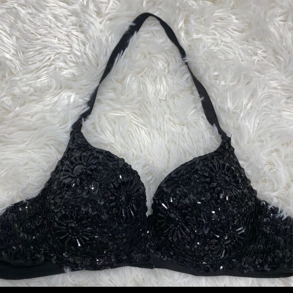 Black BEADED Madonna...Selena BRA!!! AMAZING!!!! - Picture 11 of 15